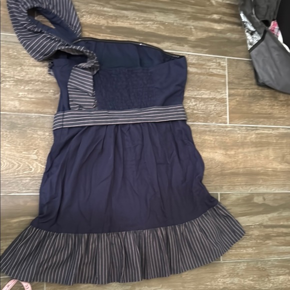 VENUS Blue Gray One Shoulder Sundress - Picture 11 of 11